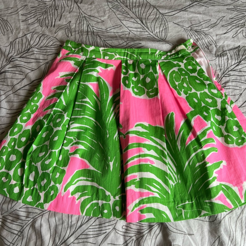 Lilly Pulitzer RARE pink pout flamenco parfait skirt